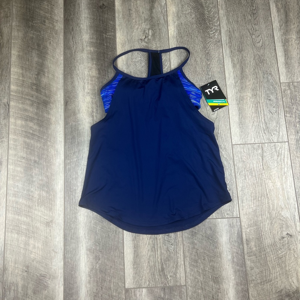 TYR Navy Tankini‎ Top